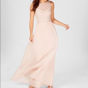 Adrianna Pappel Beaded A-Line Gown